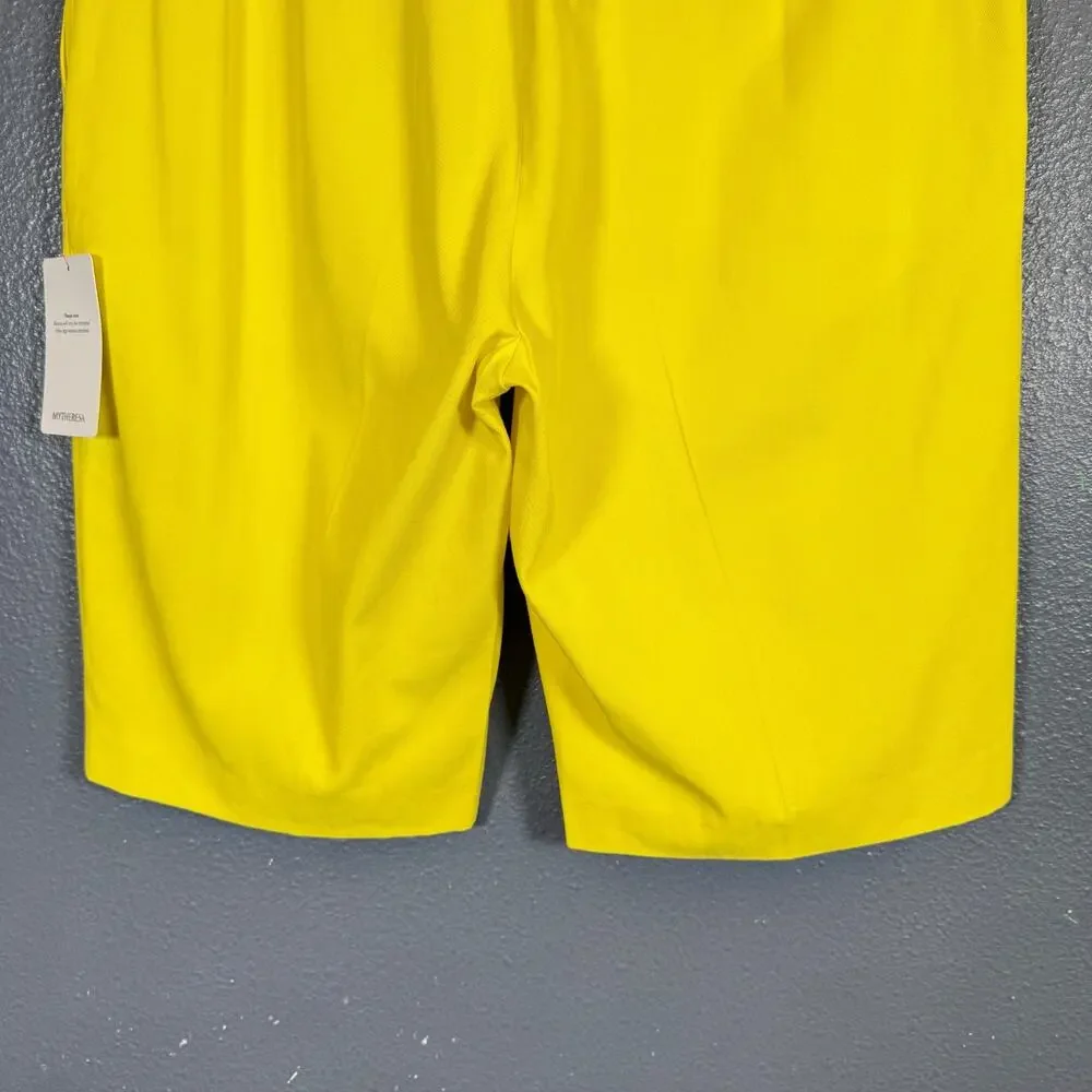 Dries Van Noten 42 men’s Palfora 2109 classic lemon chino shorts NWT